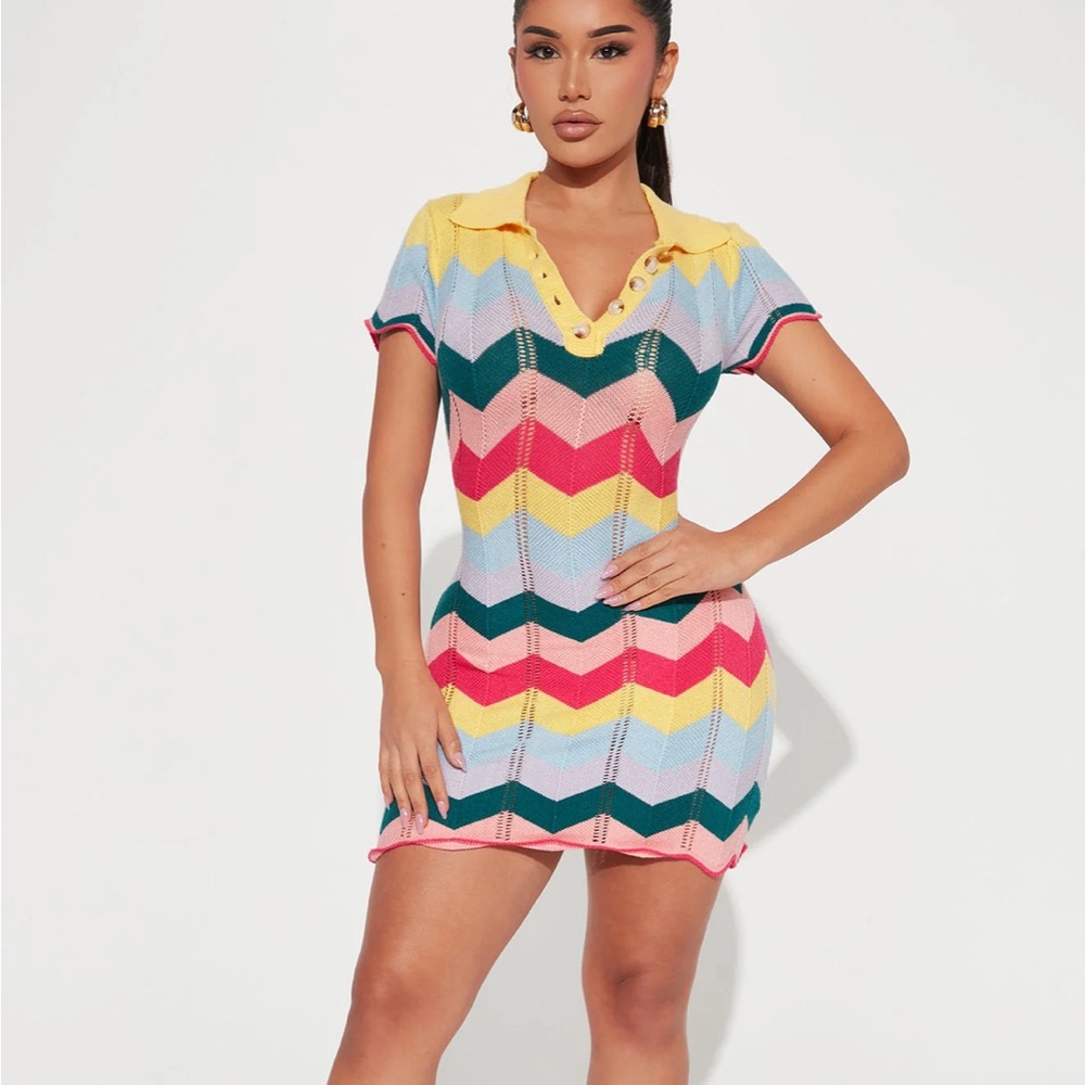 Striped Sweater Dress